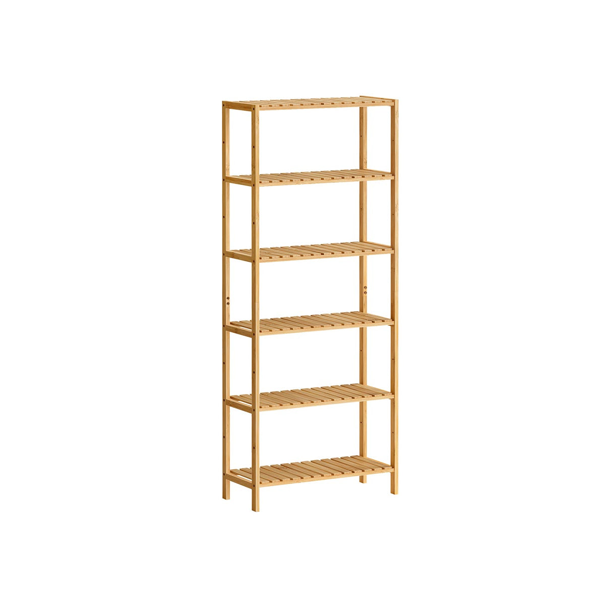 songmics bambus regal Bambusregal mit sechs Ebenen