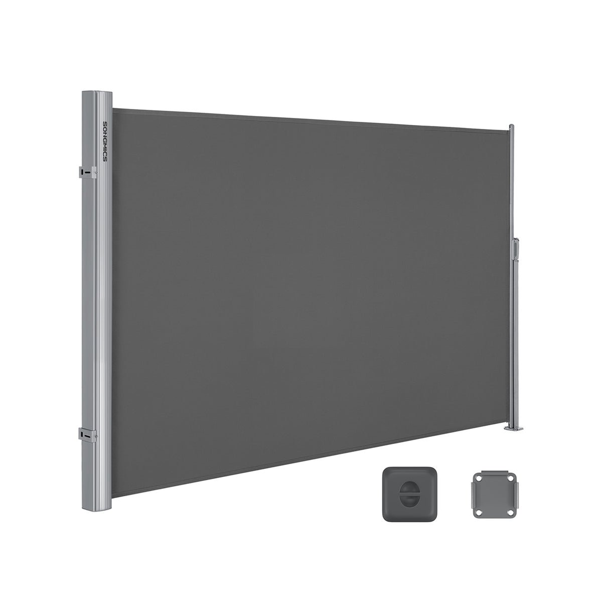 markise 200 x 300 SONGMICS Seitenmarkise cm Anthrazit Vairavimo įranga size:18-36 Monate Qeridoo Hängematte mit Sicherheitsrahmen