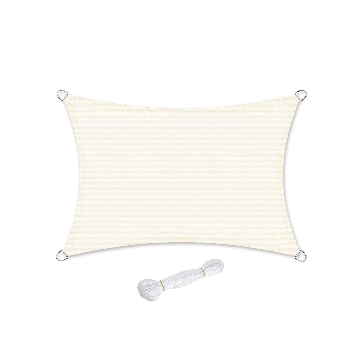 Sonnensegel für Outdoor beigeweiß