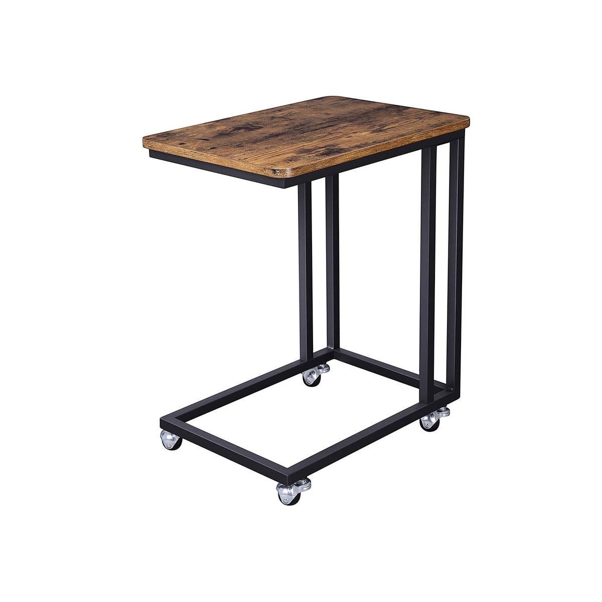 VASAGLE Industrie-Design Serviertisch auf Rollen