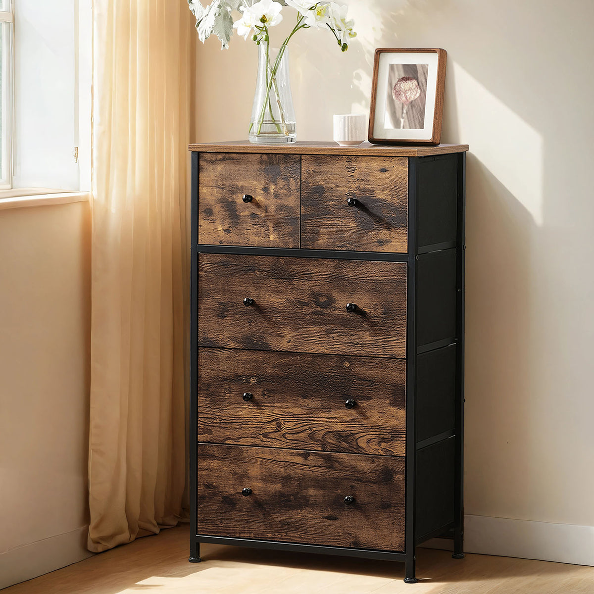 SONGMICS Kommode mit Stoffschubladen | SONGMICS HOME