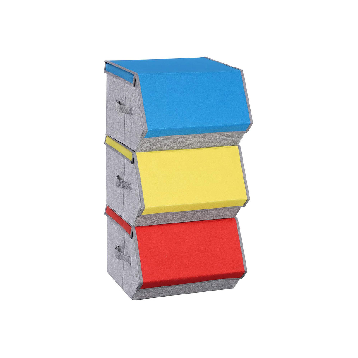 stapelbare Stoffboxen 3er Set