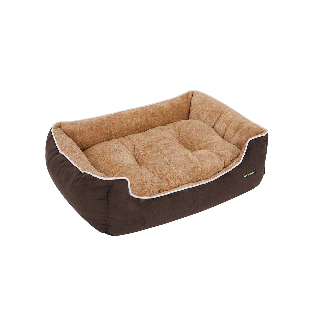FERA Hundebett Mit Hundekissen Hundesofa Schlafplatz Oval Grau Gr XS 47x38x15 Cm