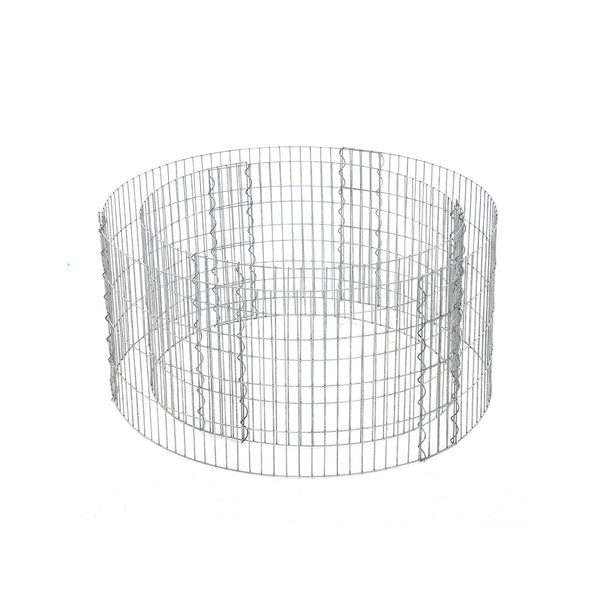 Gabione  Ø 90 cm, Höhe 40 cm