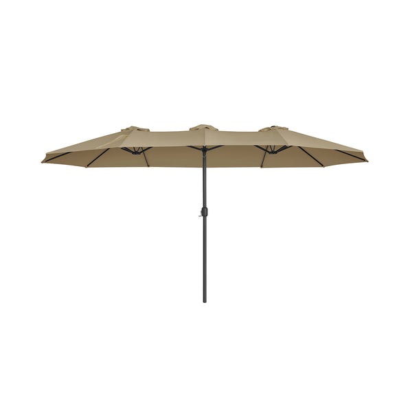 Sonnenschirm extra groß Taupe