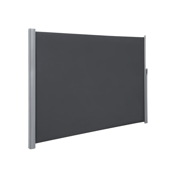 Seitenmarkise 180 x 400 cm anthrazit