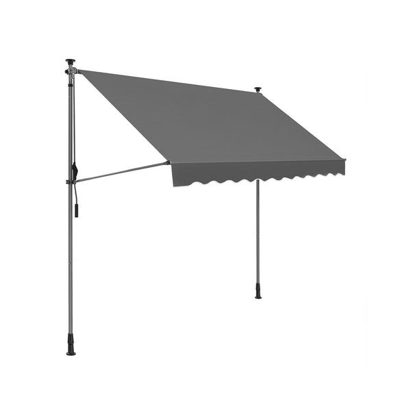 Klemmmarkise 300 x 130 cm mit Kurbel