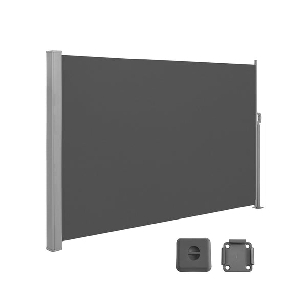 Seitenmarkise ausziehbar 180 x 400 cm für Balkon