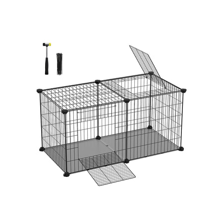 Bild von SONGMICS Kleintierkäfig mit 2 Türen