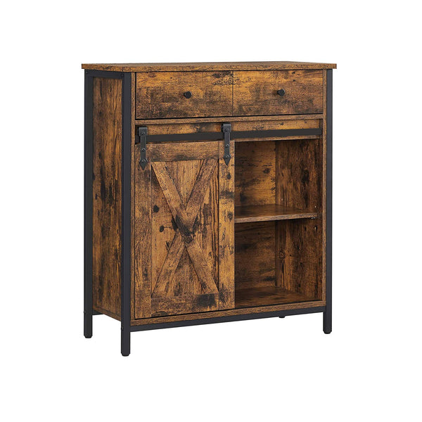 Beistellschrank mit Schublade Industriestil