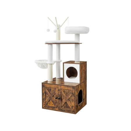 Bild von Kratzbaum mit Katzenklo-Schrank