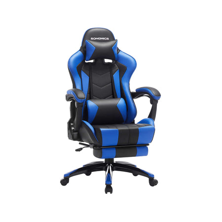 Bild von Gamingstuhl bis 150 kg belastbar schwarz-blau
