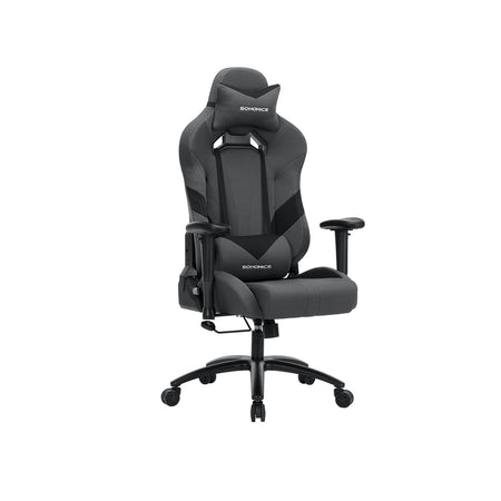 Bild von SONGMICS Gamingstuhl mit Lendenkissen Grau