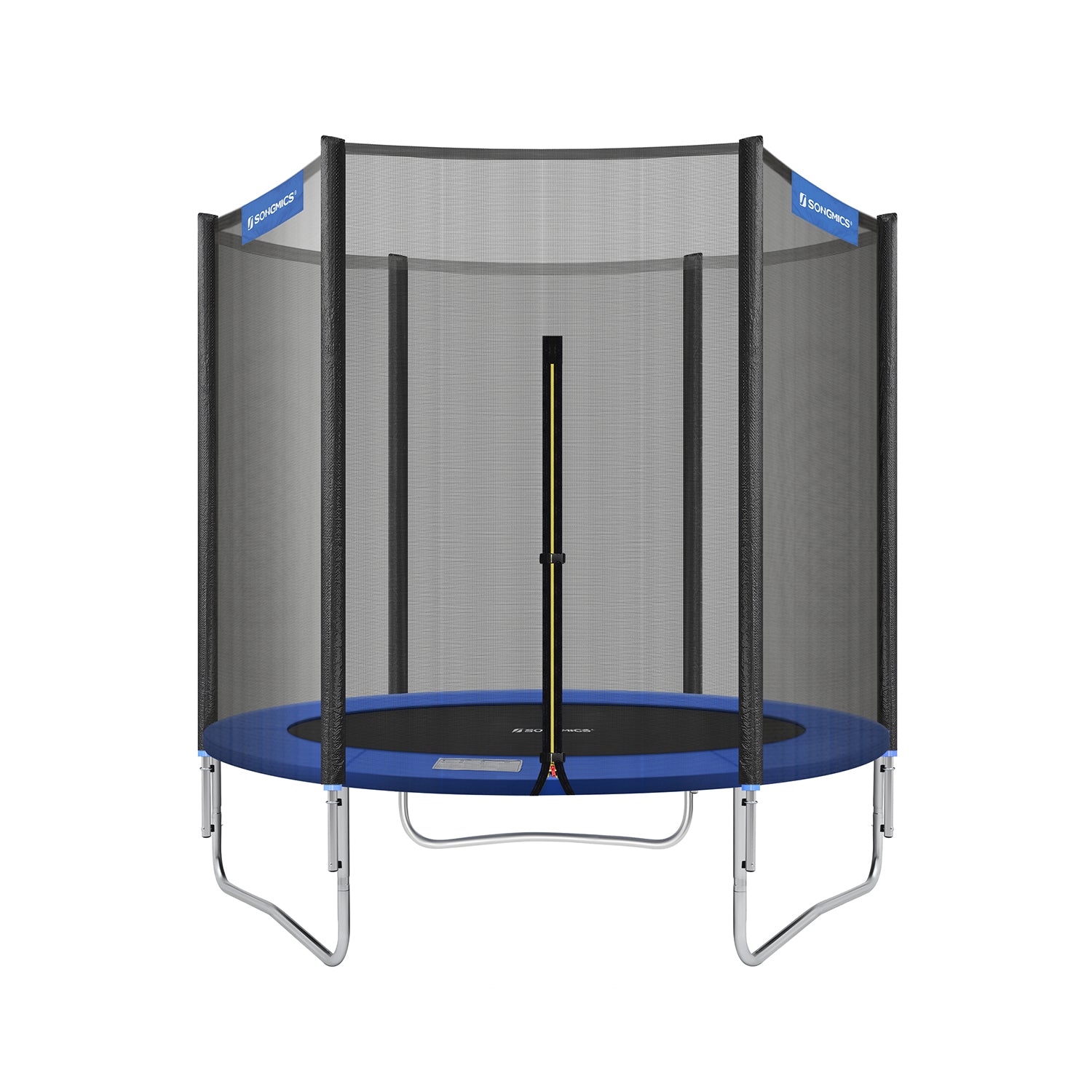Trampolin Ø 183 cm Schwarz-Blau