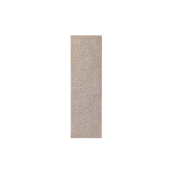 Teppich 80 x 300 cm maschinenwaschbar Kamelbraun