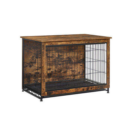 Bild von Feandrea Hundekäfig hochbelastbar für Zuhause mit herausnehmbarem Tablett