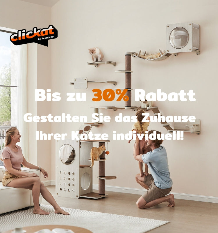 Katzenmöbel zur Wandmontage | Clickat von Feandrea